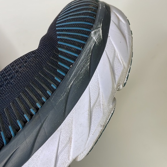 Hoka one one M Bondi 7 ombré blue provincial Mens size 11.5 - Picture 9 of 13